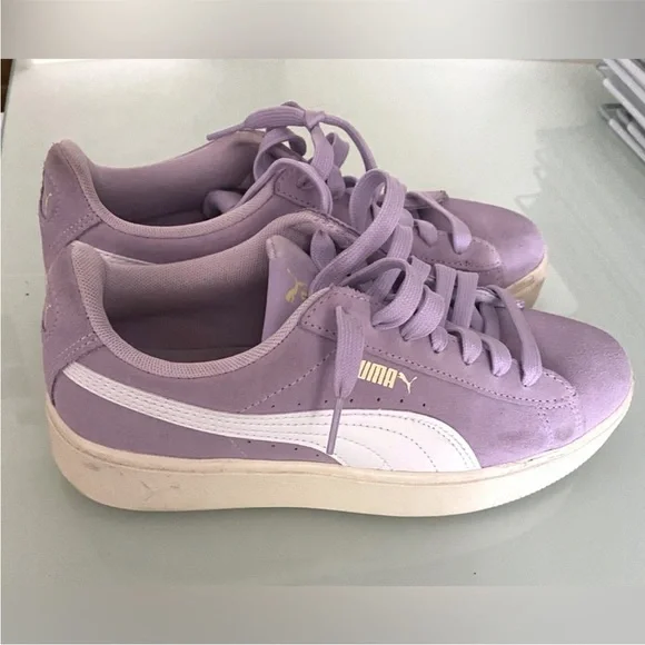 Puma Women's Sneakers in Lavender and White - Picture 1 of 3